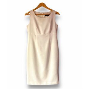 Black Label by Evan Picone Blue Sleeveless Empire Waist Sheath Dress Size 14